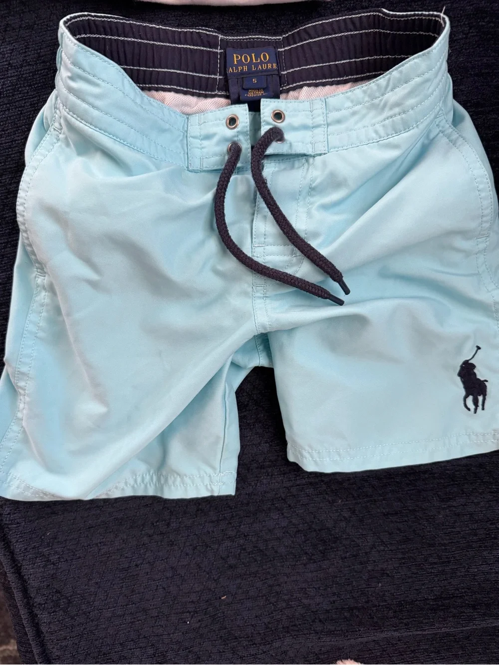 Polo by Ralph Lauren Light Blue Swim Trunks